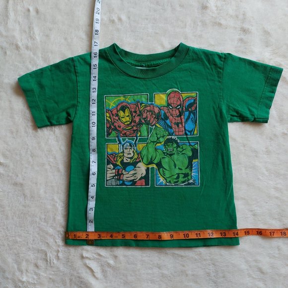Avengers Kids Green Graphic Tee - Picture 4 of 7